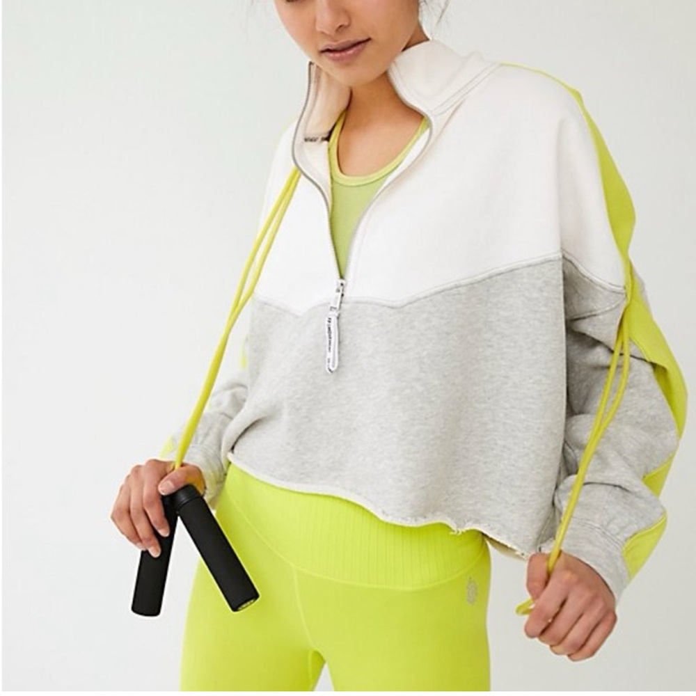 Free People Movement Split Second Half Zip Pullover size xs
